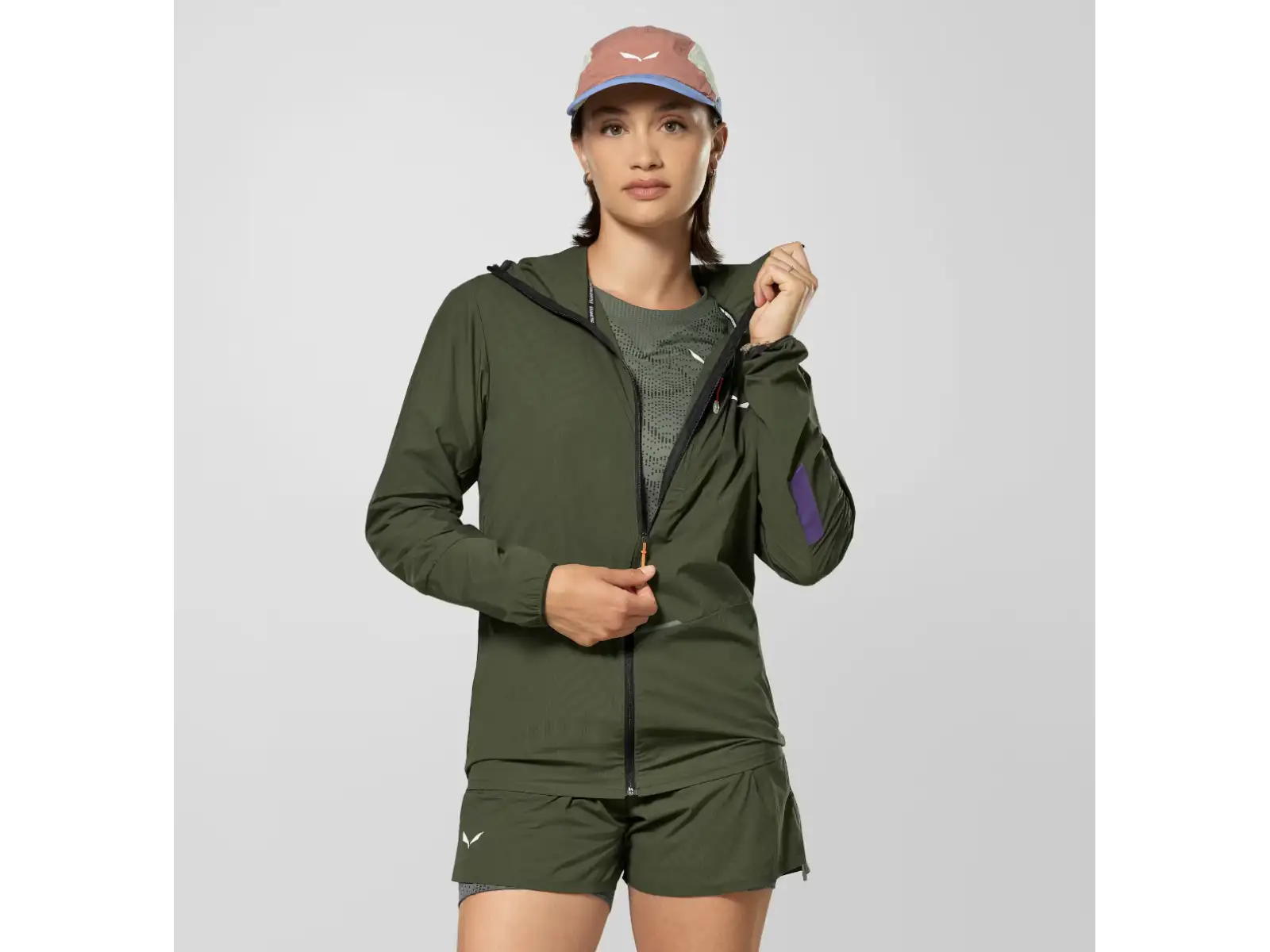 Salewa Pedroc Wind Light dámská bunda Dark Olive