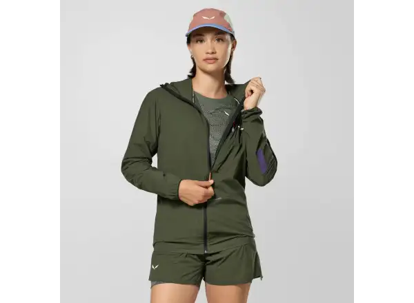 Salewa Pedroc Wind Light dámská bunda Dark Olive