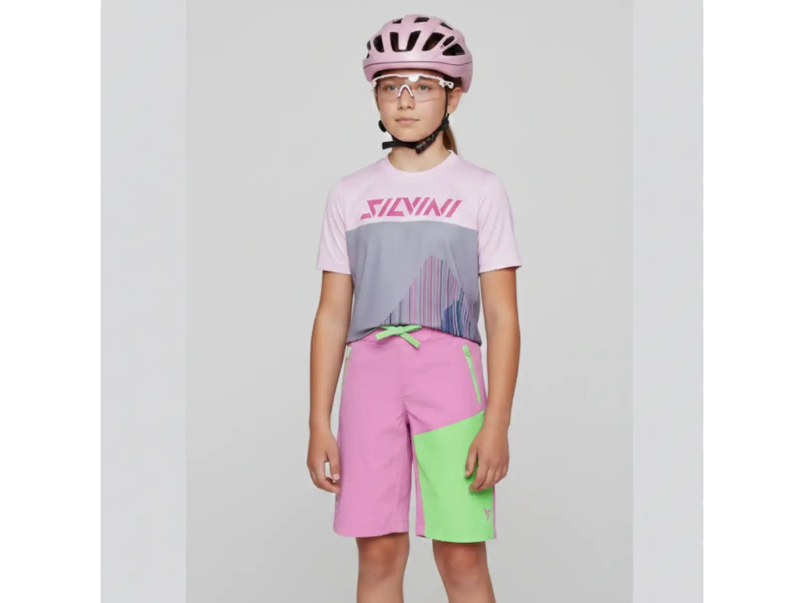 Silvini Acri dětské kraťasy Blush/Pink