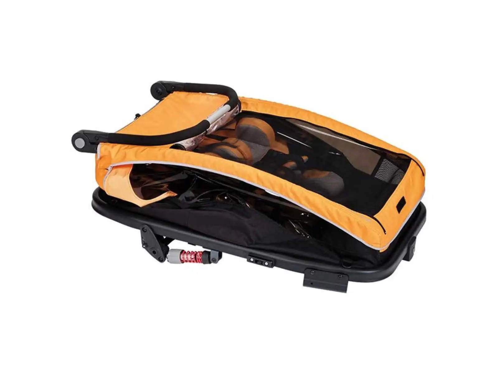 XLC DUOs BS-C10 dvoumístný závěsný vozík 20" Marigold/Anthrazit