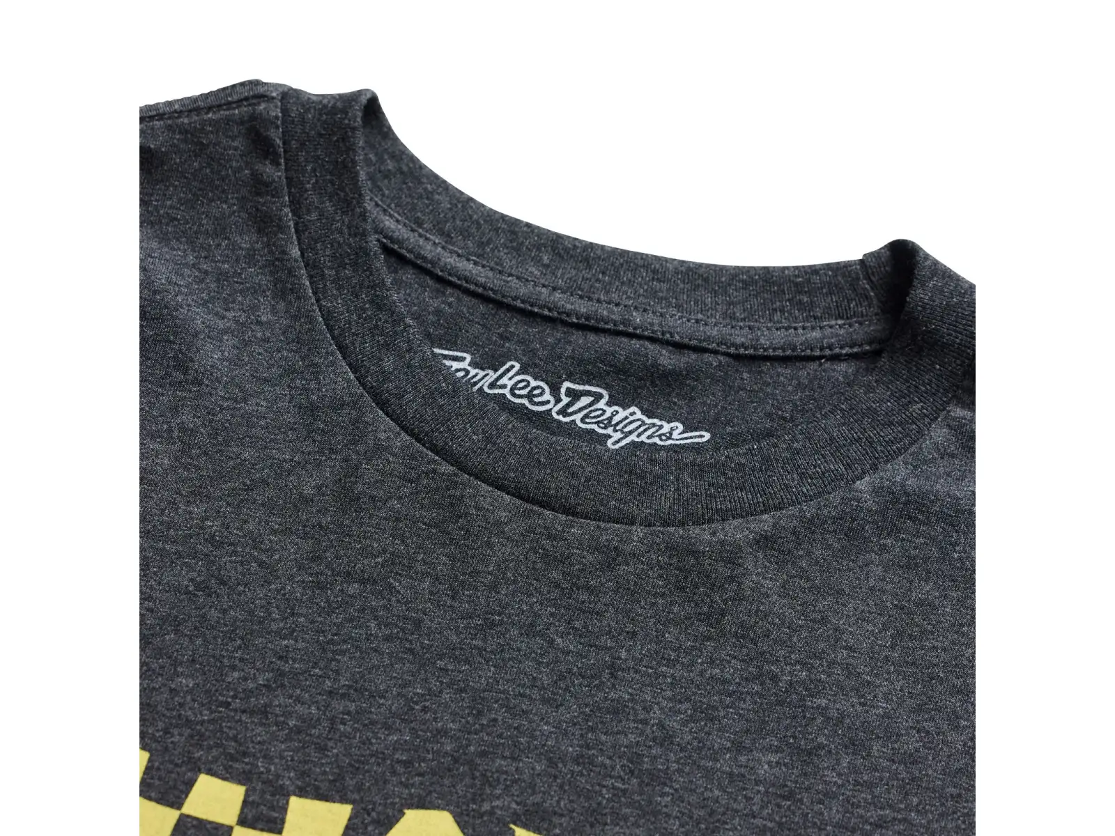 Troy Lee Designs Finish Line pánské triko krátký rukáv Black heather