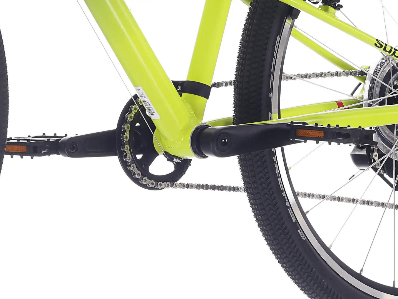 Superior RACER 24 dětské kolo Matte Radioactive Yellow