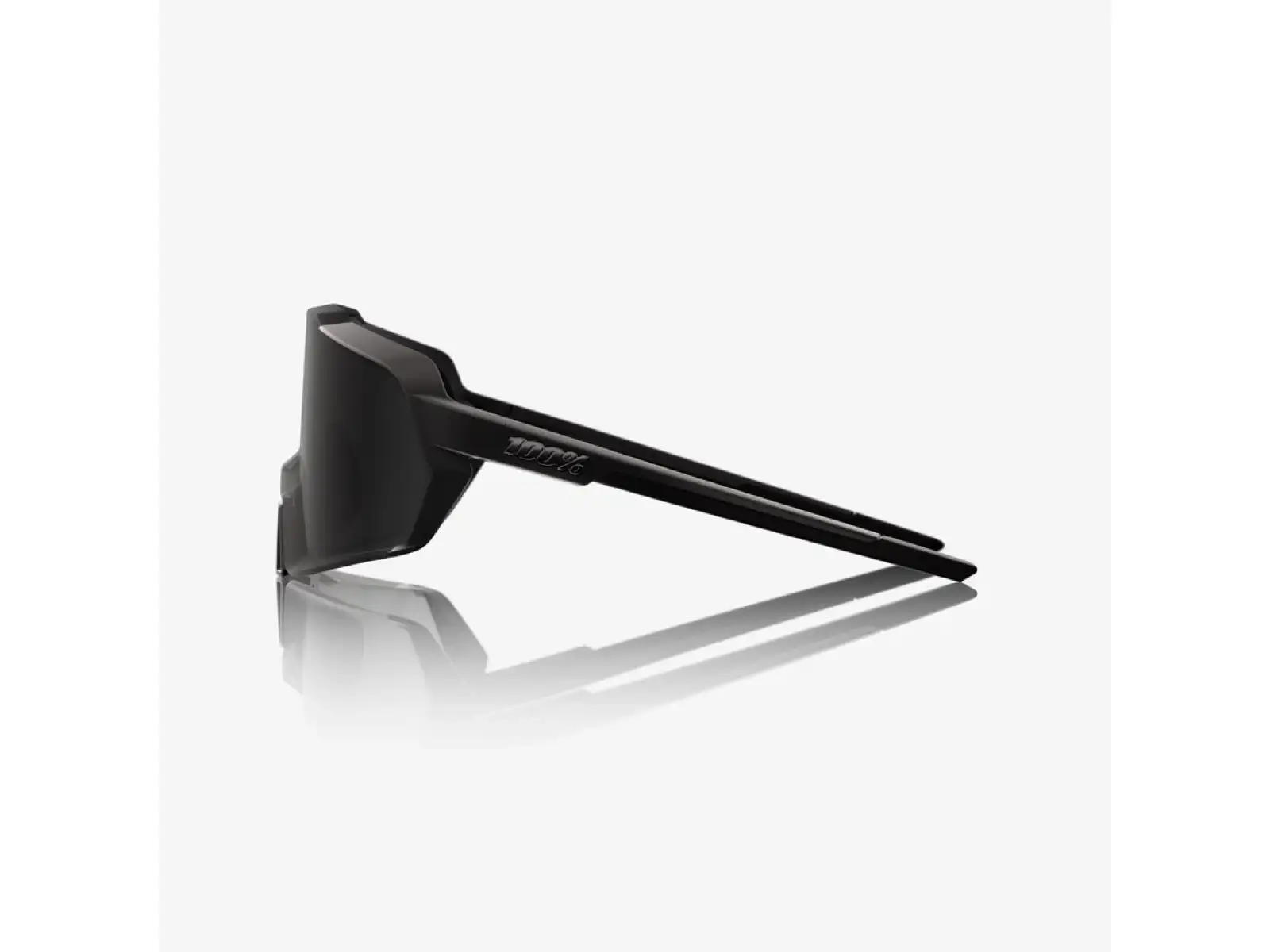 100% Korbin sluneční brýle Matte Black Gloss Black/Black Mirror