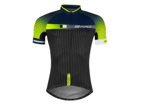 Force Dash pánský dres krátký rukáv modrá/fluo/černá