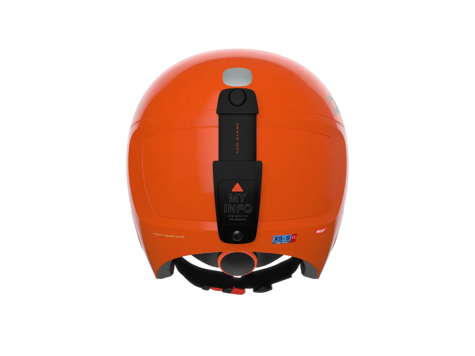 POC POCito Skull dětská lyžařská helma fluorescent orange adjustable vel. Uni