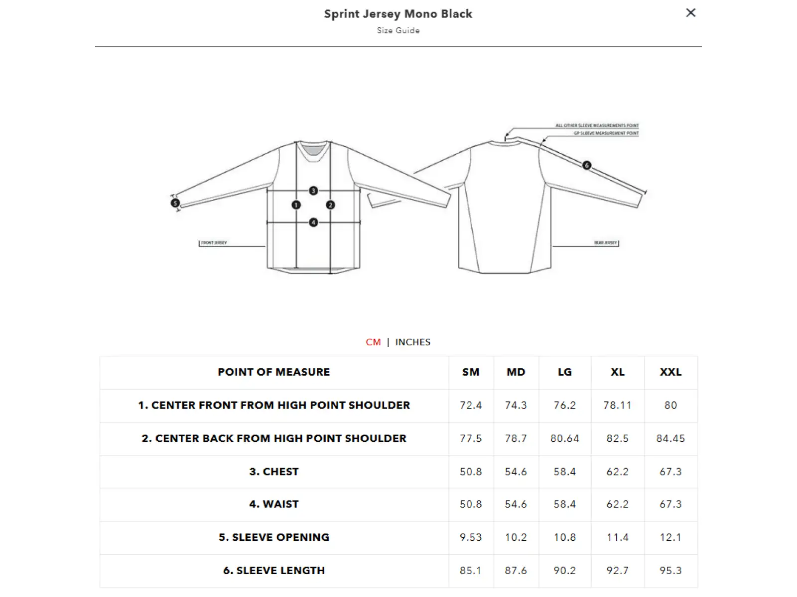 Troy Lee Designs Sprint Mono dres s dlouhým rukávem Black