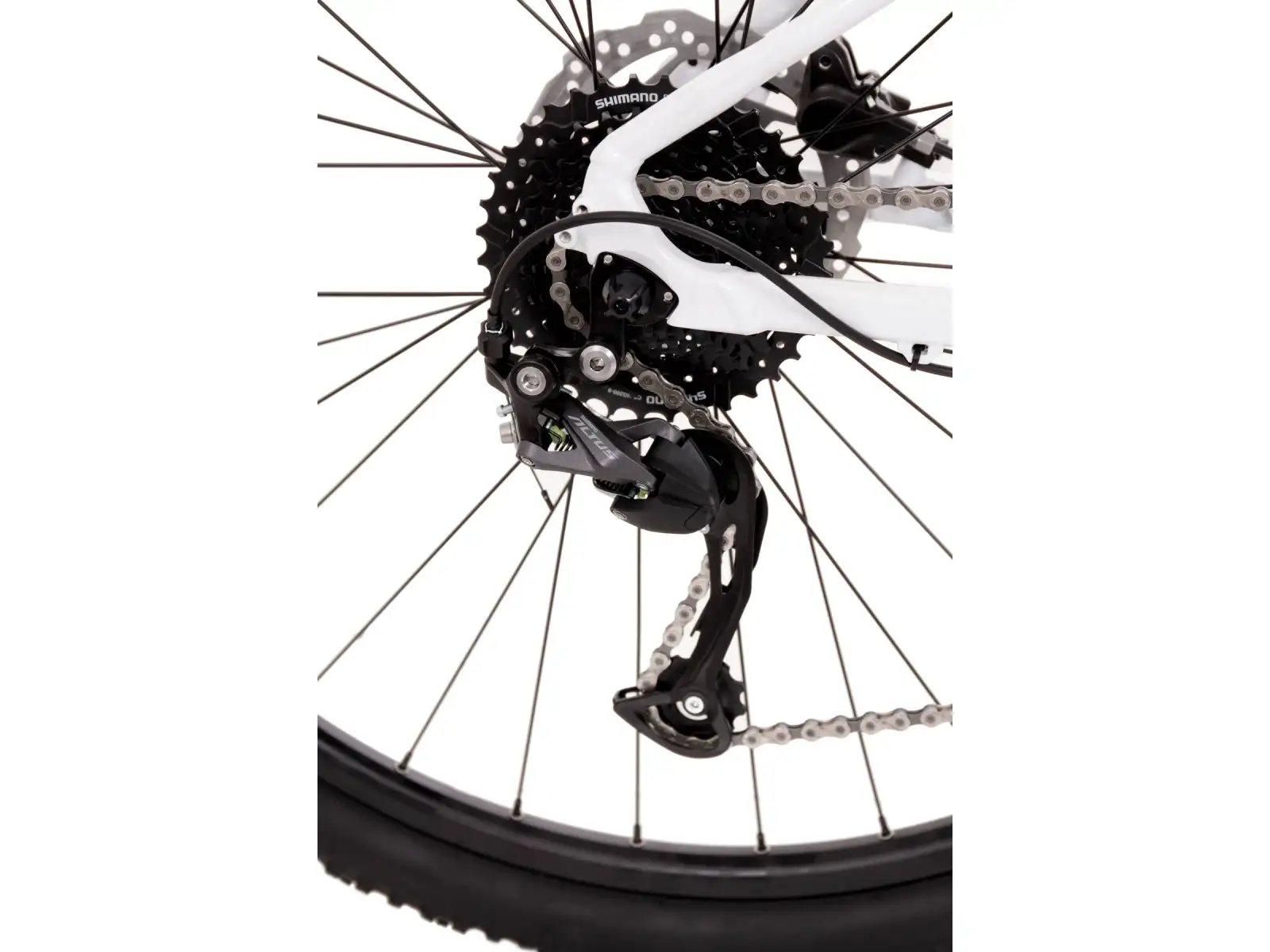 Rock Machine Catherine 20-29 horské kolo Pearl White/Neon Cyan/Petrol