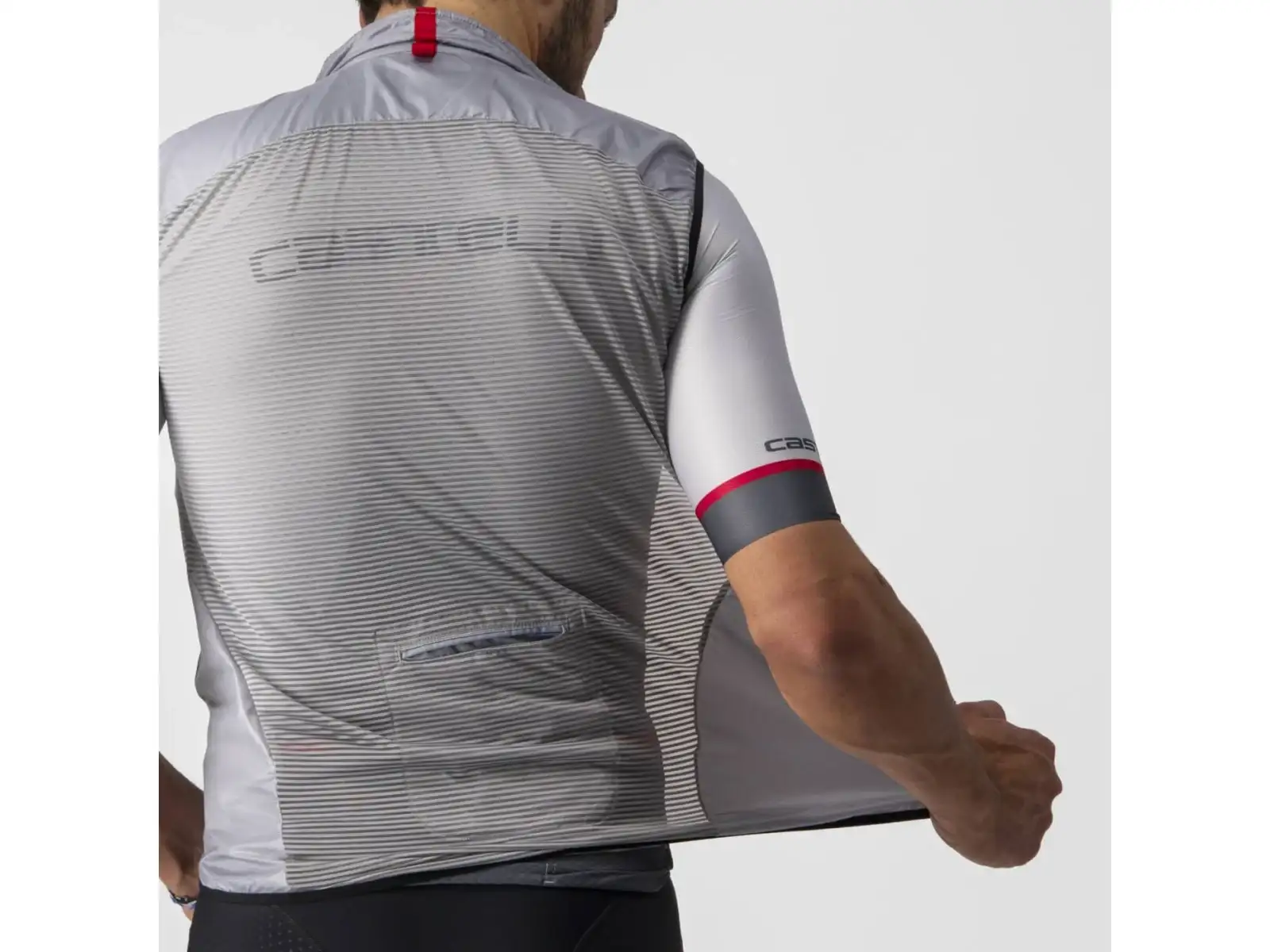 Castelli Aria pánská vesta Silver Gray