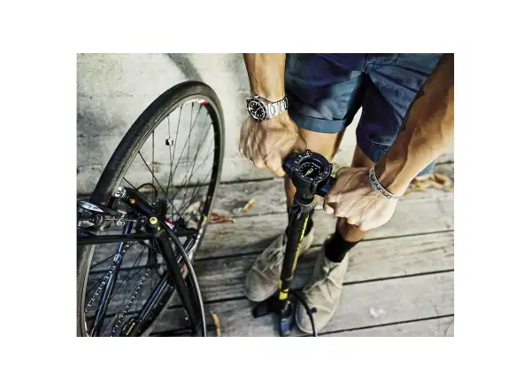 Topeak Transformer XX floor pump with stand, dílenská pumpa a stojan