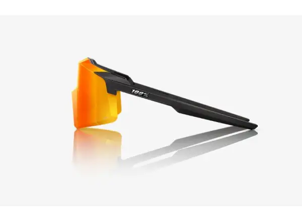 100% Aerocraft brýle Soft Tact Black/HiPER Red Multilayer Mirror