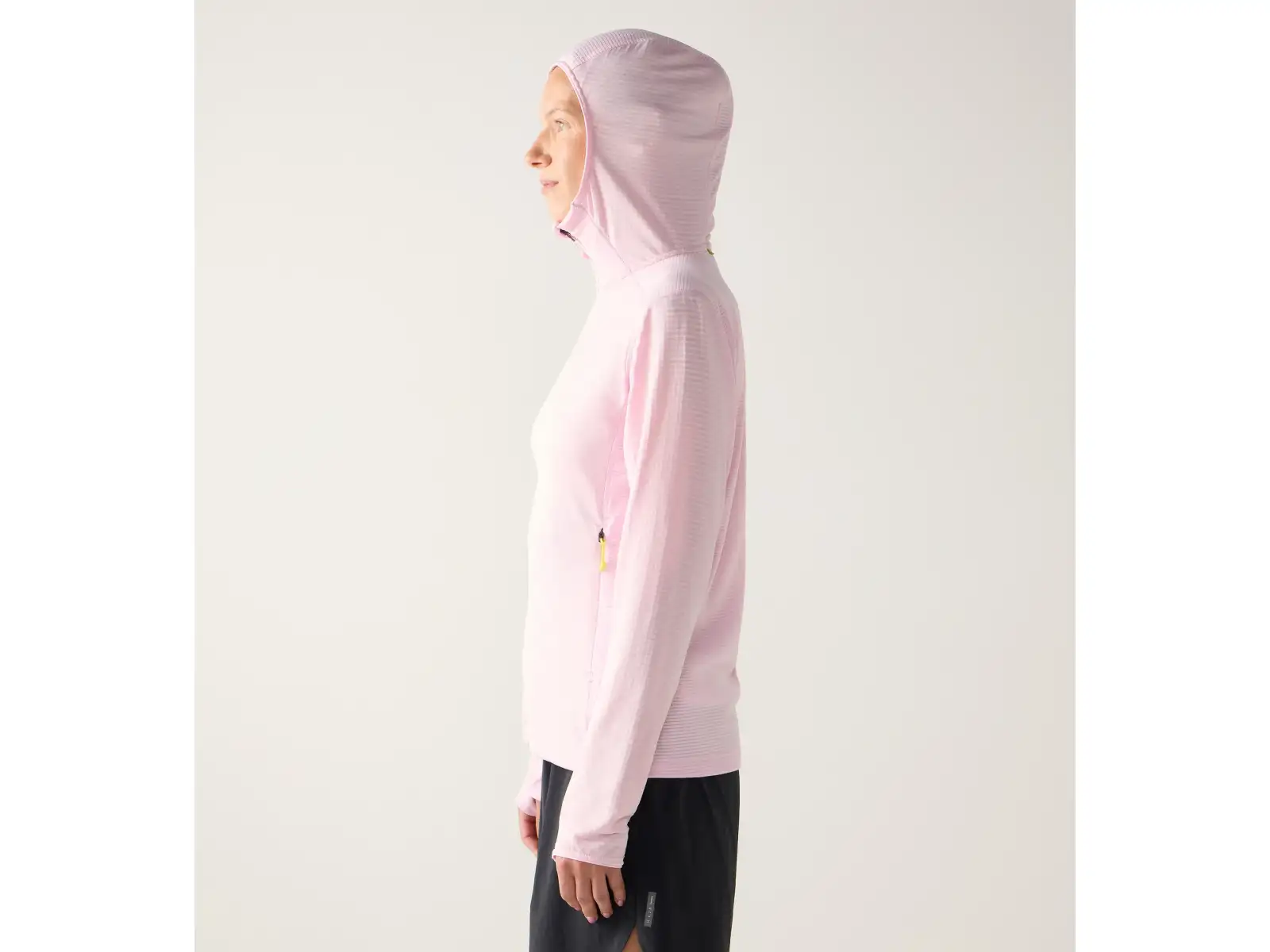 Haglöfs L.I.M Mid Multi Hood dámská mikina s kapucí Fresh Pink