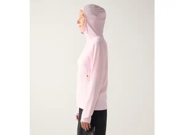 Haglöfs L.I.M Mid Multi Hood dámská mikina s kapucí Fresh Pink