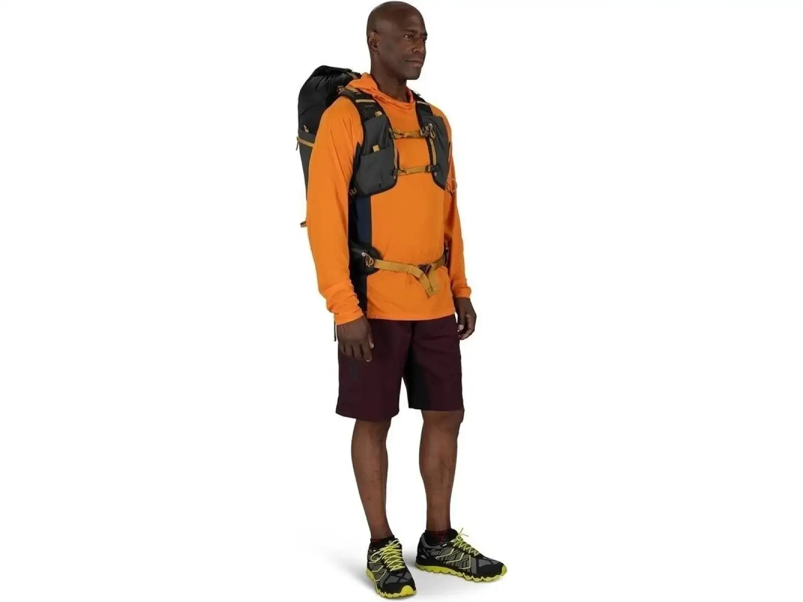 Osprey Talon Velocity 30 l batoh Dark Charcoal/Tumleweed Yellow L/XL
