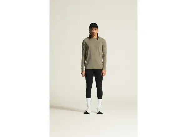 Craft Core Dry Active Comfort pánské triko dlouhý rukáv hnědá