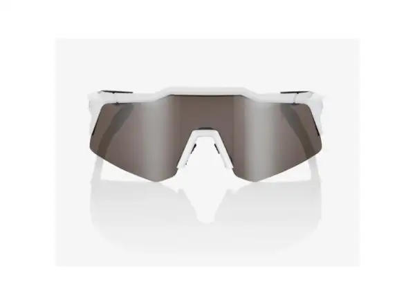 100% Speedcraft XS brýle Matte White/HiPER Silver/Mirror Lens
