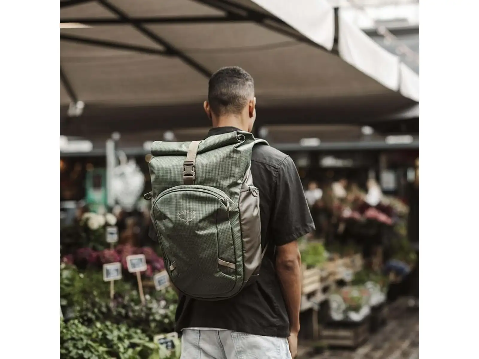 Osprey Transporter Roll Top batoh Raven Black