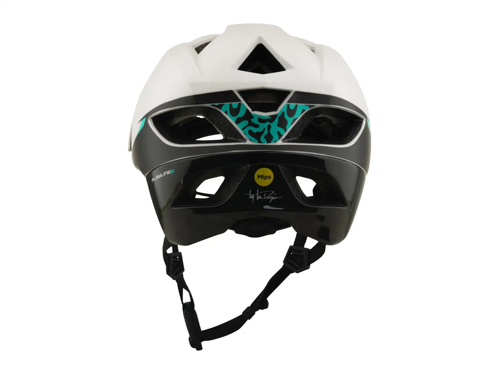 Troy Lee Designs Flowline SE MIPS přilba Stacks Pumice/Real Teal