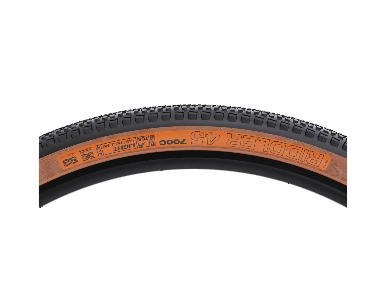 WTB Riddler TCS LFR 700x45 gravel plášť kevlar černá/hnědá