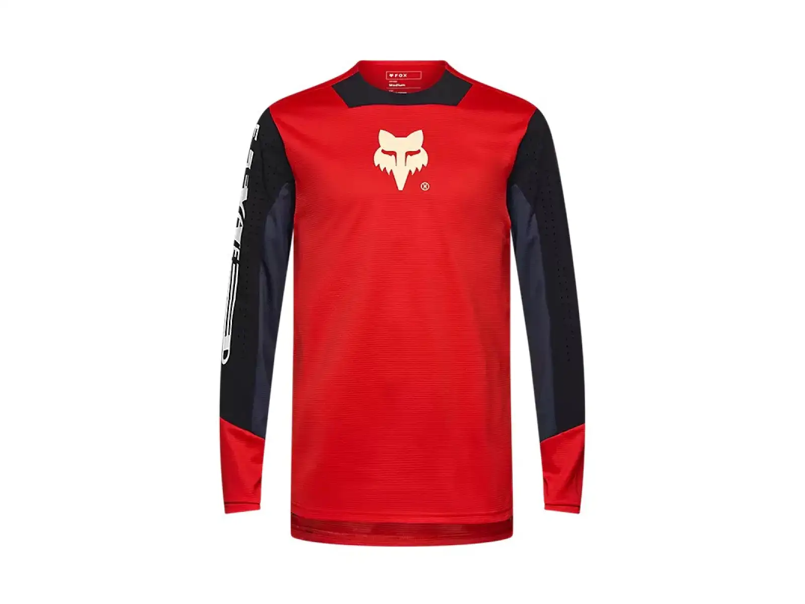 Fox Defend Elevated dětský dres dlouhý rukáv Fluorescent Red