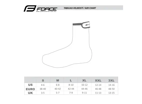Force Neoprene Road návleky na tretry