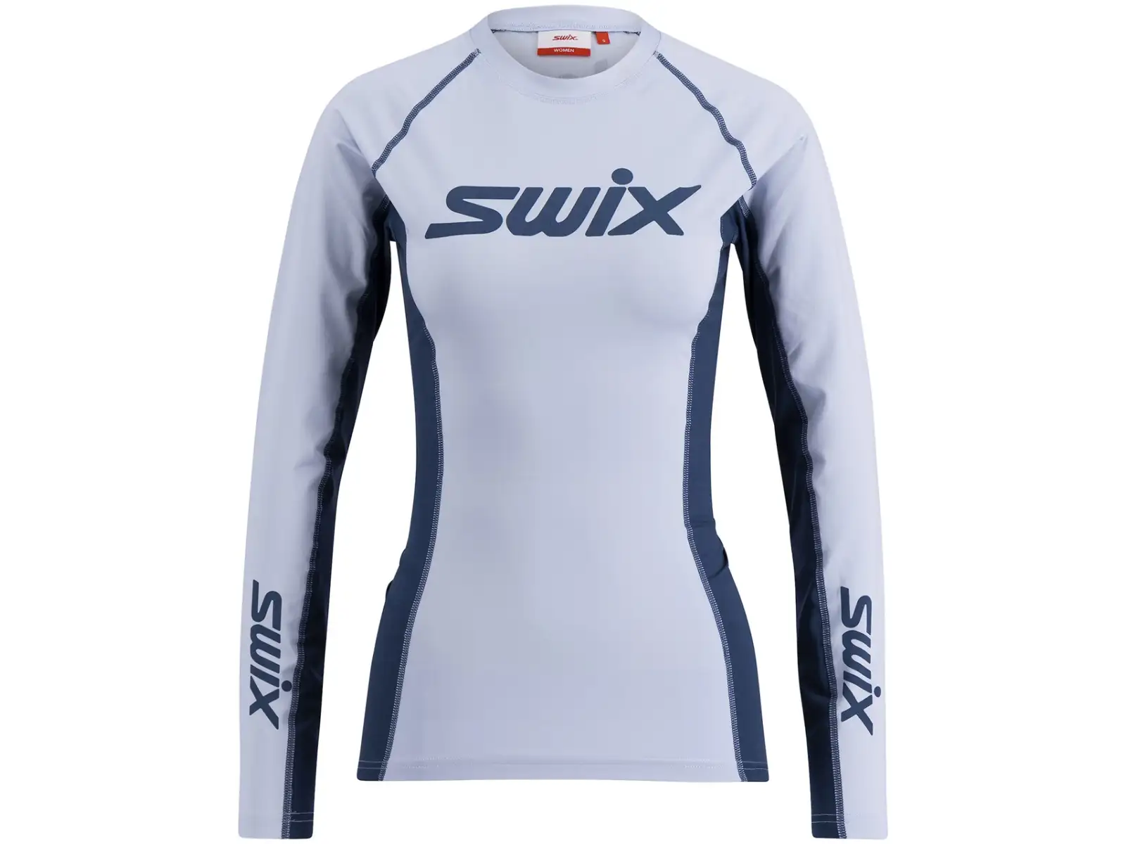 Swix RaceX Dry dámské triko dlouhý rukáv Heather/Lake Blue