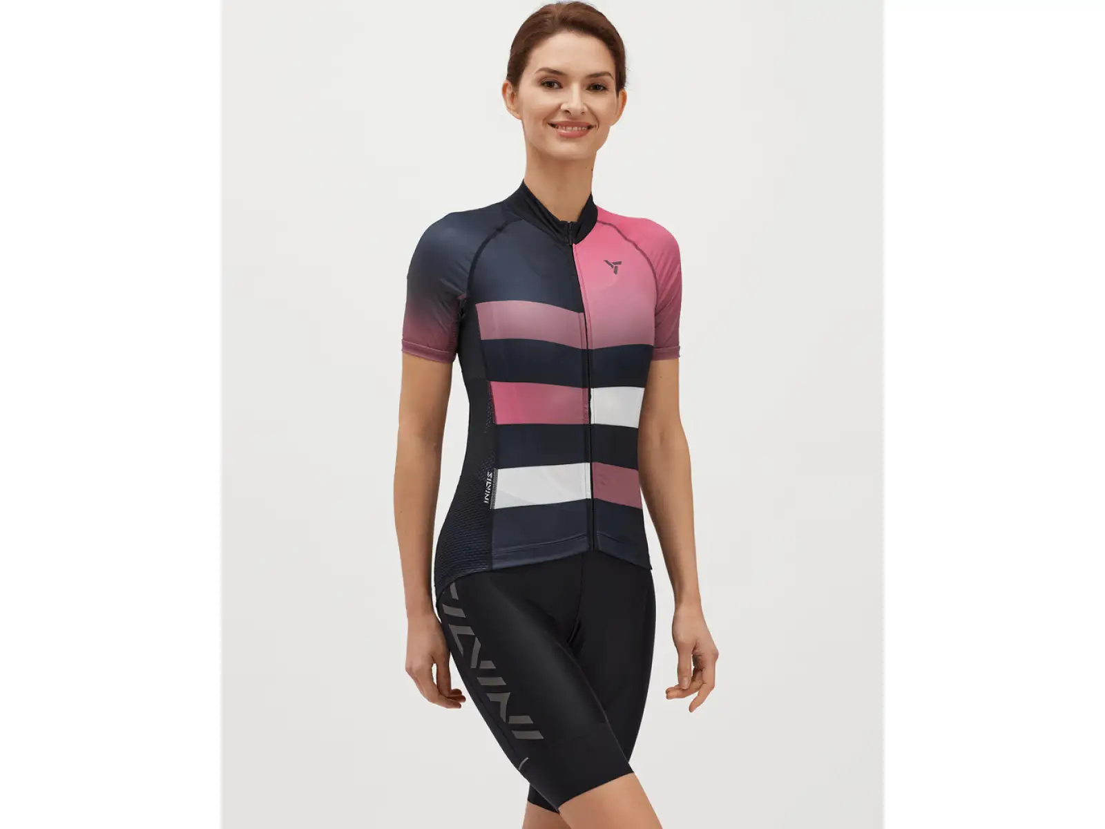 Silvini Mazzana dámský dres krátký rukáv Black/Fuchsia