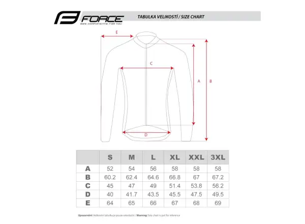 Force Pure pánský dres dlouhý rukáv červená
