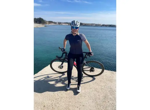 Force Spring Lady dámské kalhoty s laclem a vložkou černá