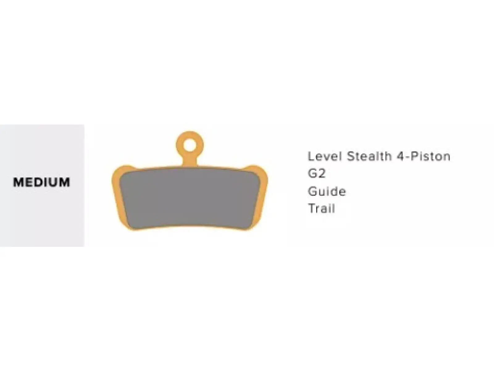 Sram Guide/G2 brzdové destičky Fe Medium organické - montážní balení