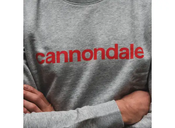 Cannondale Lifestyle mikina dlouhý rukáv Heather Grey/Rally Red