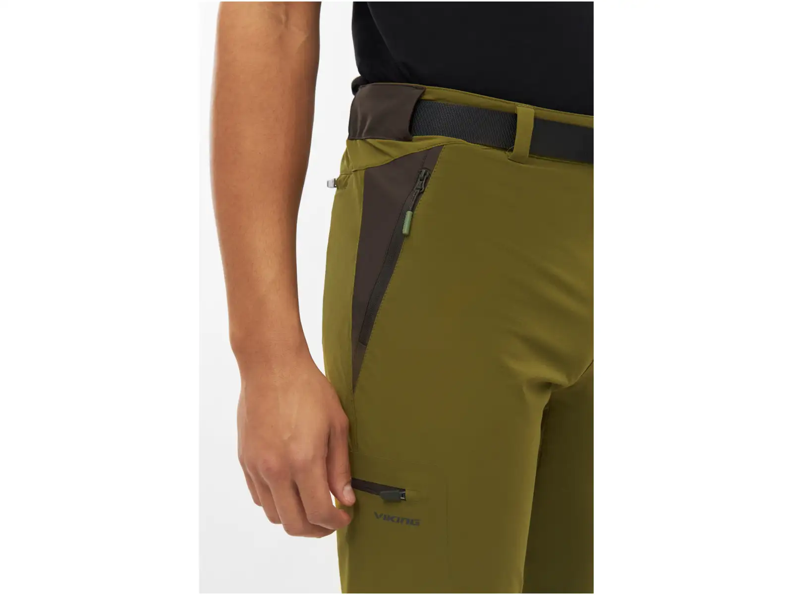 Viking Sequoia pánské kalhoty olive/brown