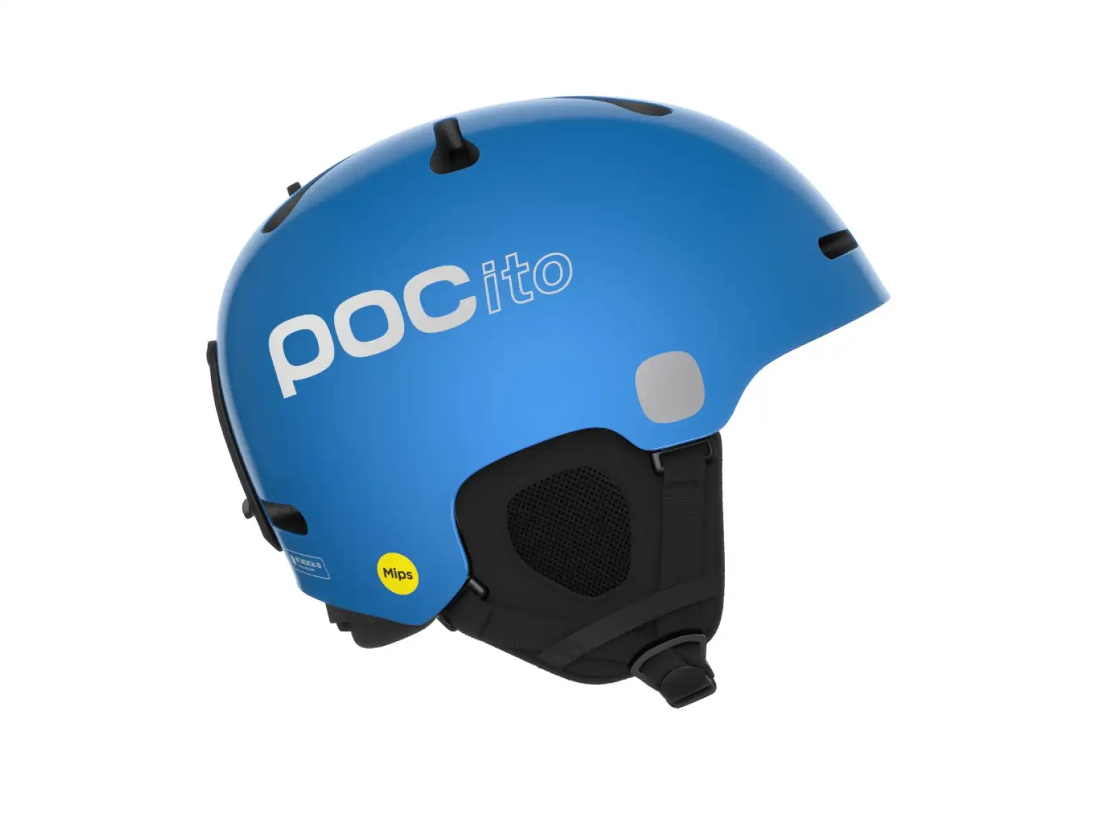 POC POCito Fornix MIPS dětská lyžařská helma Fluorescent Blue