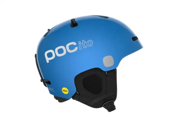 POC POCito Fornix MIPS dětská lyžařská helma Fluorescent Blue