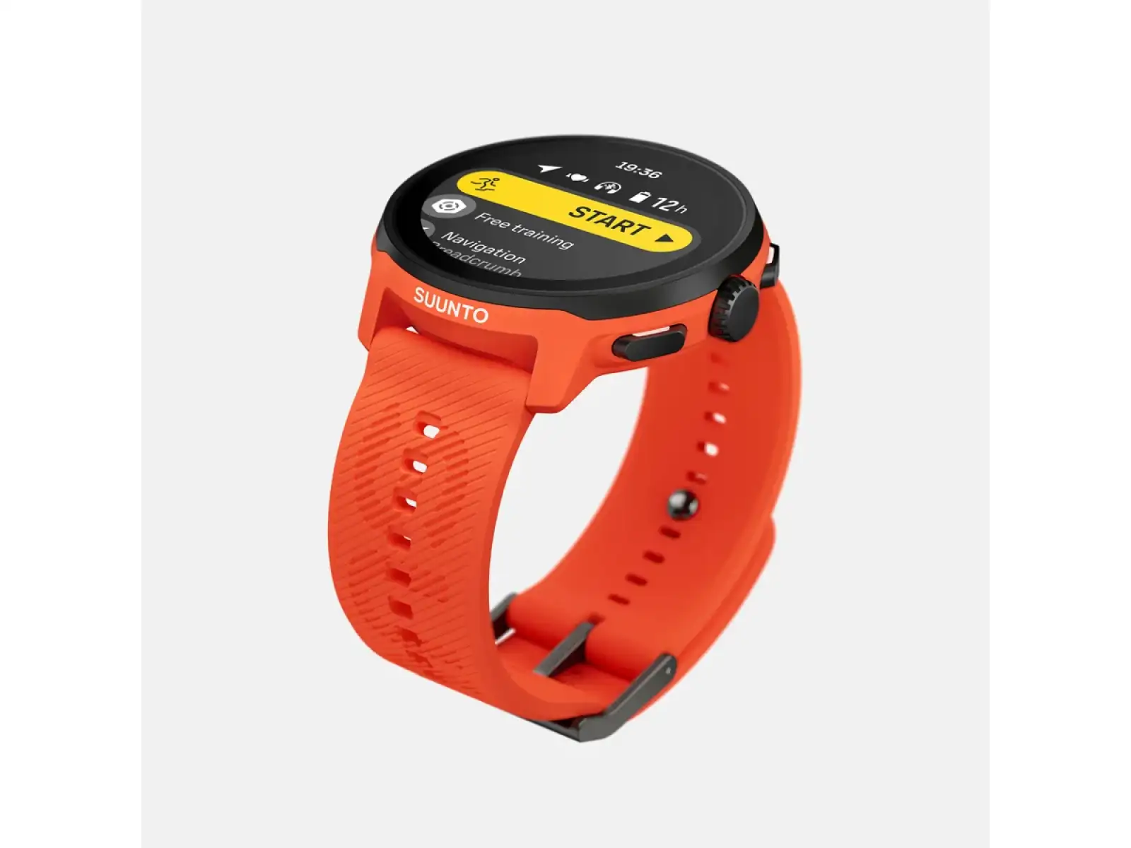 Suunto Run chytré hodinky silikonový pásek Coral Orange