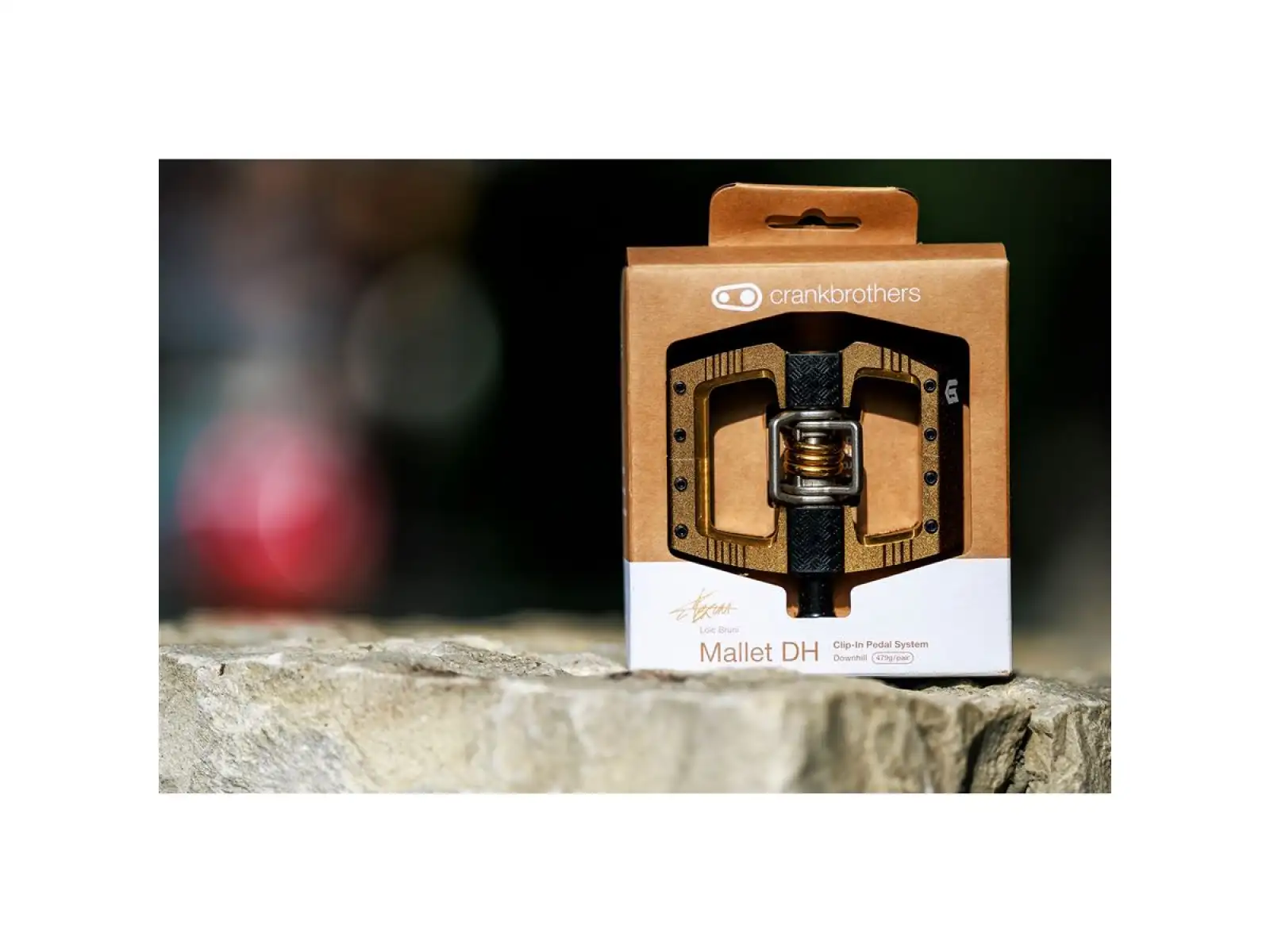 Crankbrothers Mallet DH Loic Bruni Signature Bronze Edition nášlapné pedály