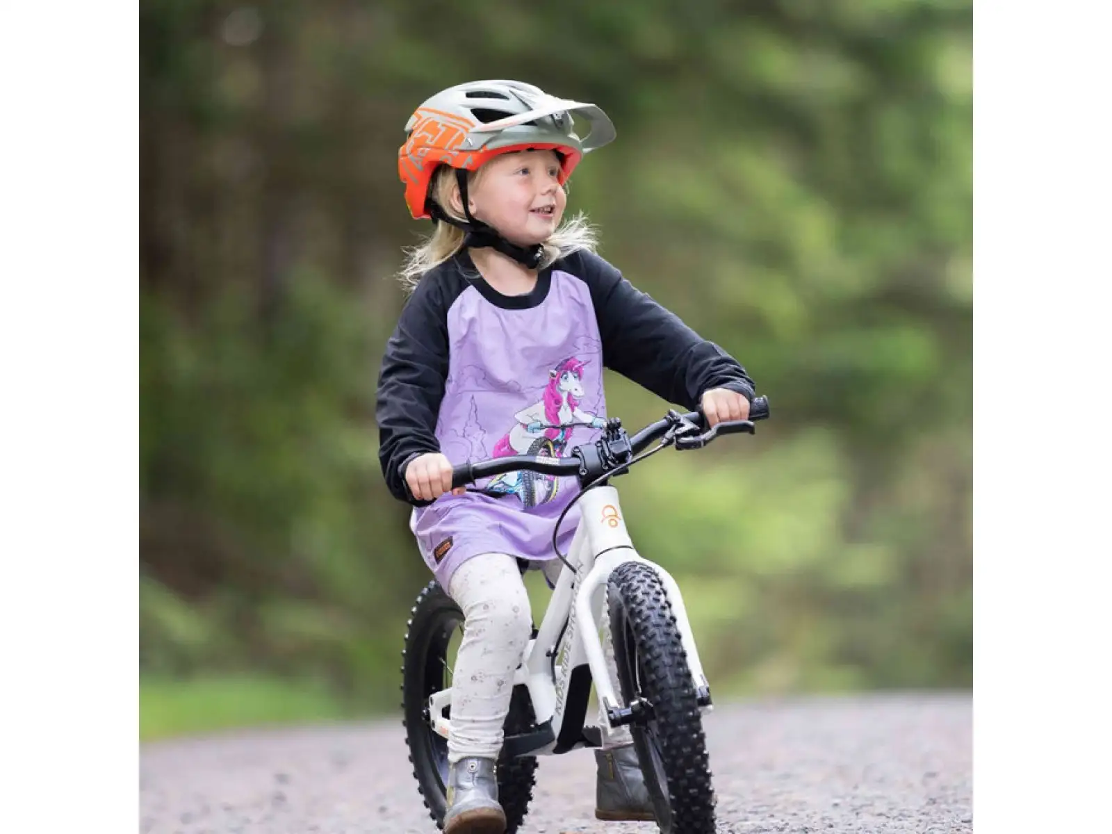 Kids Ride Shotgun Unicorn Windproof dětský dres dlouhý rukáv