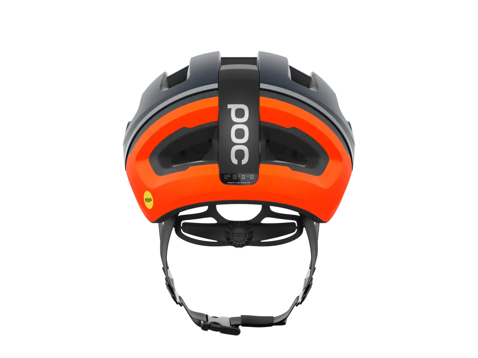 POC Omne Beacon MIPS silniční přilba Apatite Navy Matt/Fluorescent Orange Matt