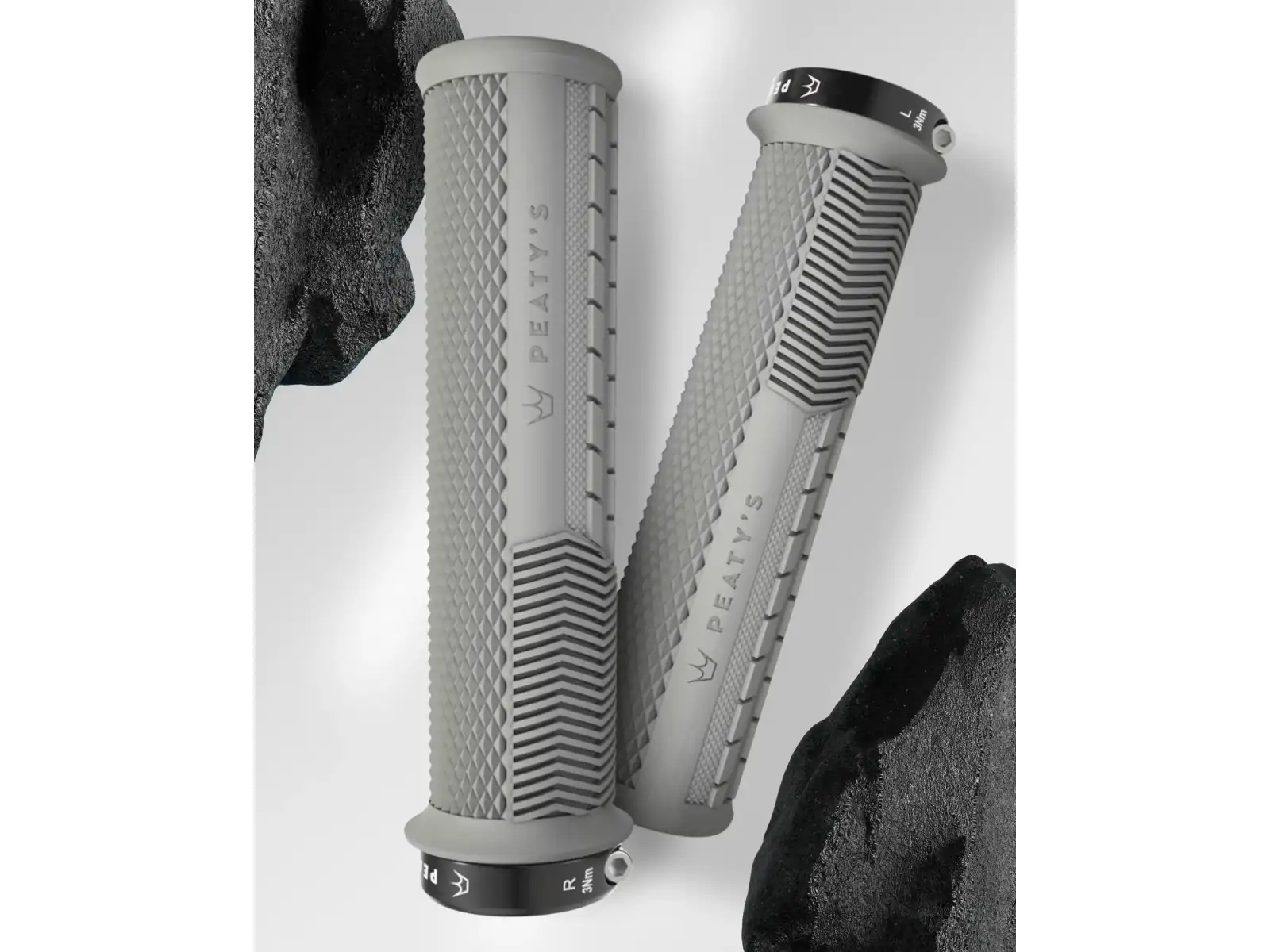 Peaty's Monarch Knurl Thick gripy Slate