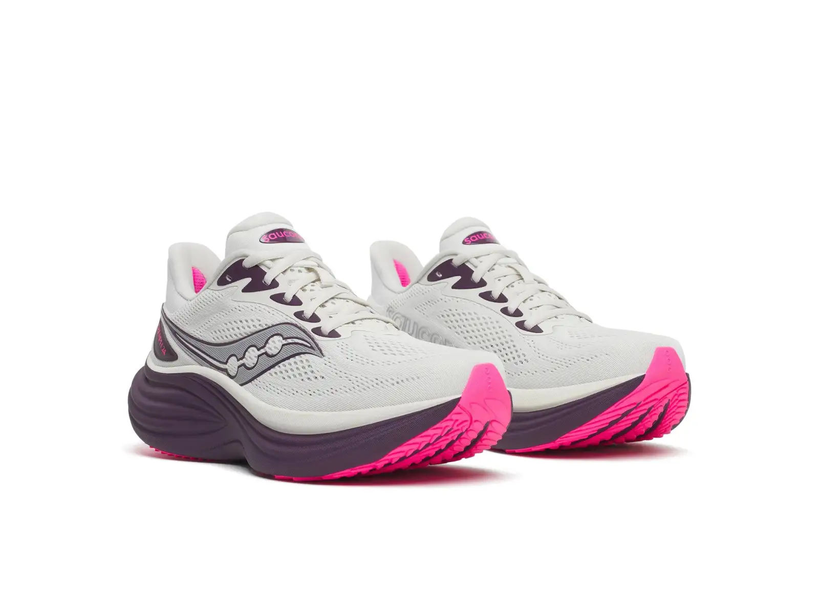 Saucony Triumph 24 dámské běžecké boty Quartz/Eggplant