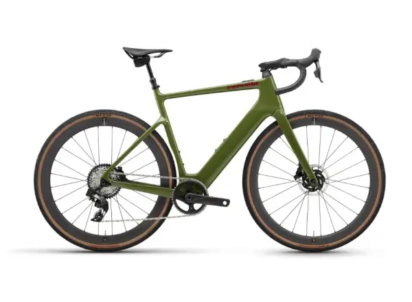 Cervélo Rouvida Force XPLR AXS 1 silniční elektrokolo Expedition Green