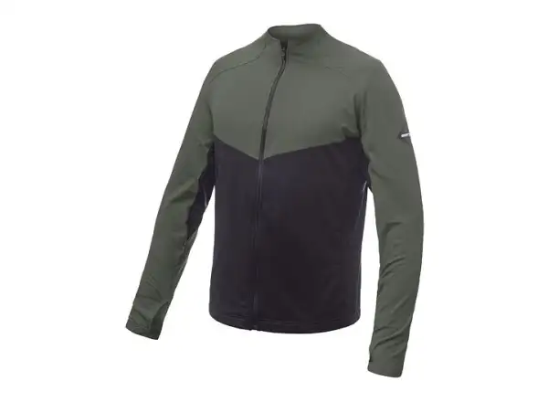 Sensor Coolmax Thermo pánská mikina černá/Olive Green