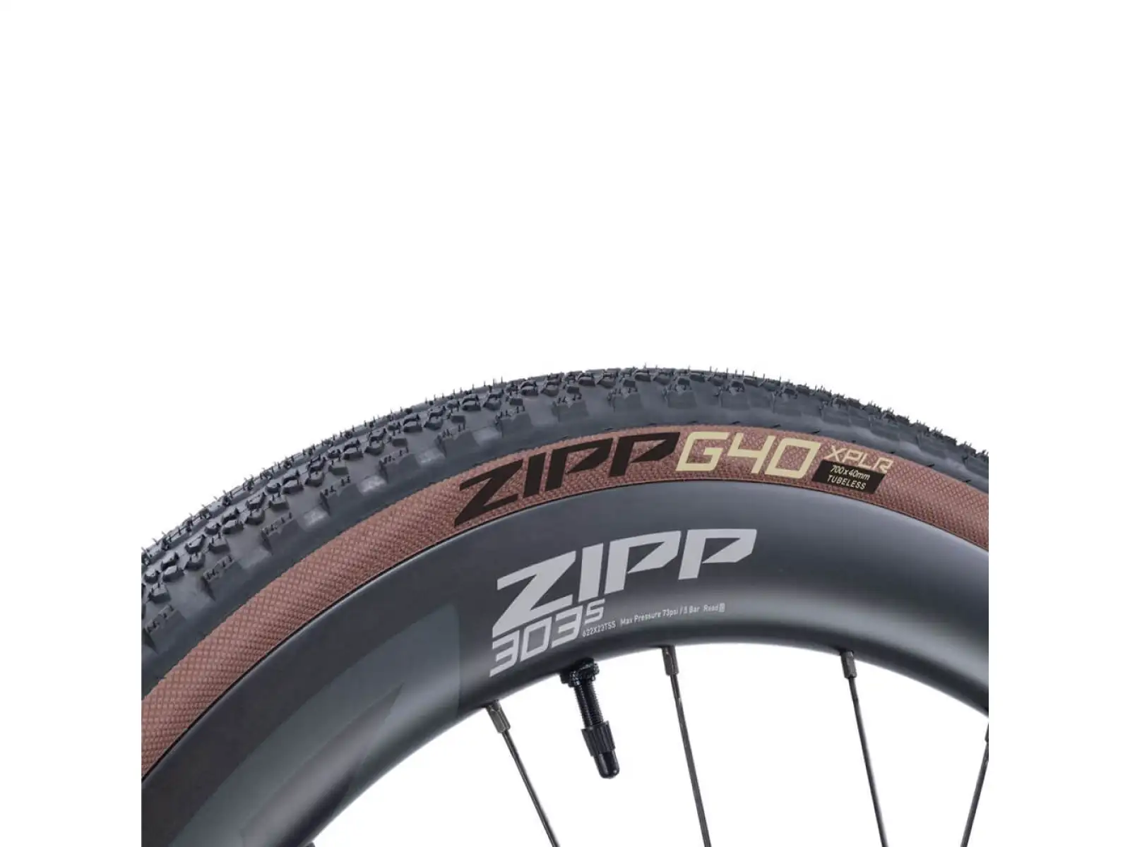 Zipp G40 XPLR gravel plášť 40-622 černá/hnědá