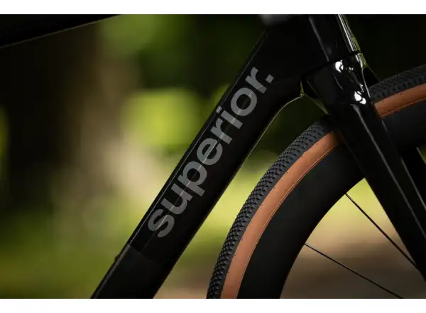 Superior XR 9.8 GR gravel kolo Matte Carbon/Gloss Black