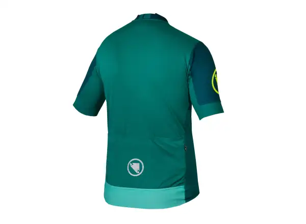 Endura FS260 Print pánský dres krátký rukáv Emerald green