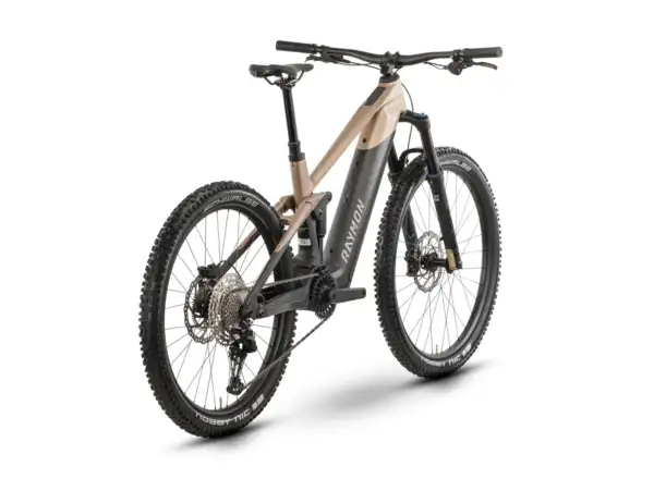 Raymon Tarok Pure celoodpružené elektrokolo Carbon/Stone/Sand