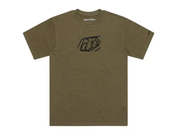 Troy Lee Designs Badge triko krátký rukáv Olive Heather