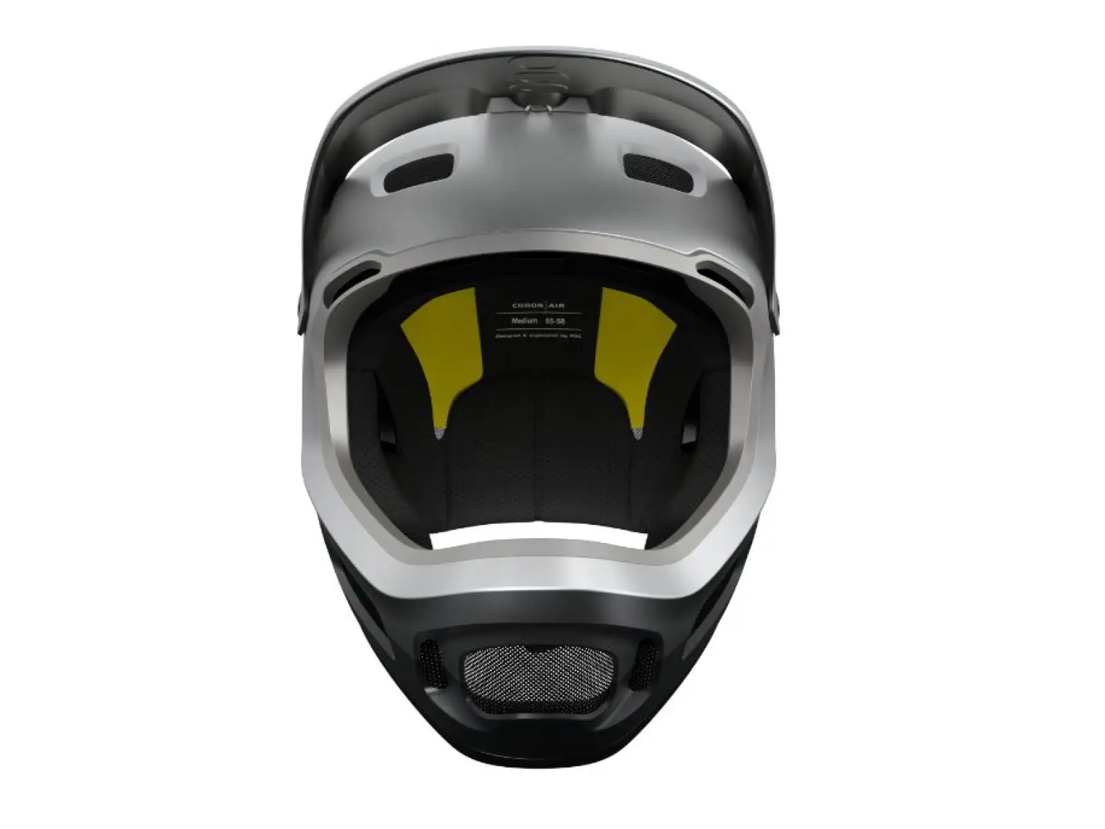 POC Coron Air MIPS přilba Argentite Silver/Uranium Black Matt