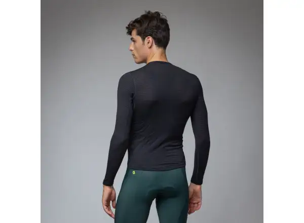 Alé Intimo Merino pánské spodní triko dlouhý rukáv Black
