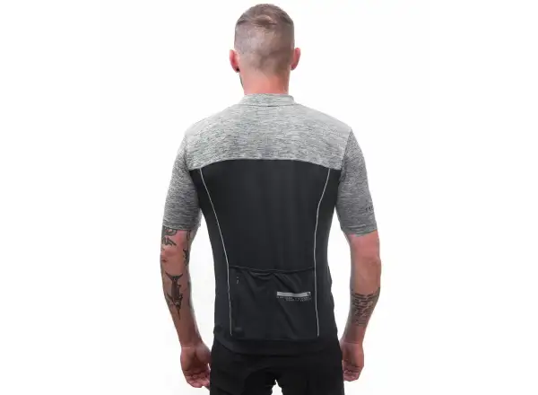 Sensor Cyklo Motion pánský dres krátký rukáv černá/šedá