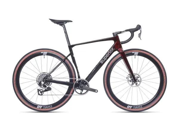 Superior XR 9.9 GR gravel kolo Matte Carbon/Gloss Red